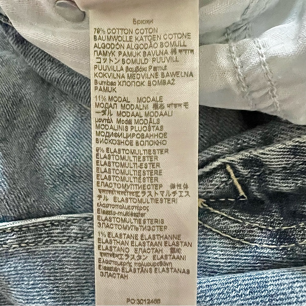 7 For All Mankind NEW Luxe Vintage Josefina Boyfriend Jeans Women’s 31 High Rise - Picture 12 of 12